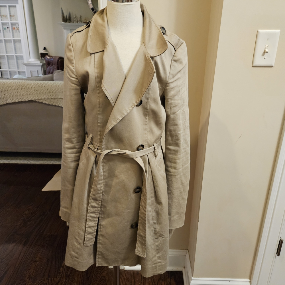 Women's Tan Trench Coat